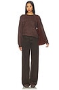 view 4 of 4 Archer Sweater in Brown Multi