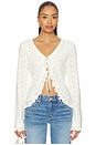 view 1 of 4 Lacey Cardigan in Cream