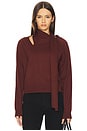 view 1 of 4 SILVANA セーター in Wine Brown