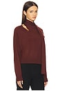 view 2 of 4 SILVANA セーター in Wine Brown