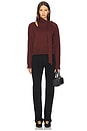 view 4 of 4 SILVANA セーター in Wine Brown