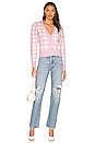 view 4 of 5 PICNIC 가디건 in Pink & White Plaid
