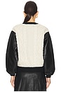 view 3 of 4 CHAQUETA FIONN in Black Cream