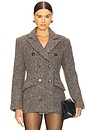 view 1 of 4 Verity Coat in Taupe Grey