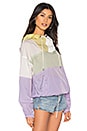 view 2 of 4 Sawyer Windbreaker Jacket in Pastel Color Block