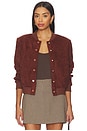 view 1 of 4 CHAQUETA OLENNA in Rust Brown