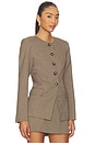 view 2 of 5 Bellmere Jacket in Brown Houndstooth