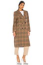 view 2 of 3 Vernon Coat in Chestnut Plaid