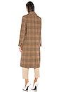 view 3 of 3 Vernon Coat in Chestnut Plaid