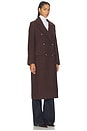 view 2 of 3 Morana Coat in Plum Brown