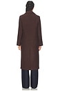 view 3 of 3 Morana Coat in Plum Brown