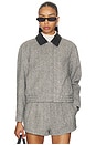 view 2 of 6 Nelly Jacket in Grey Herringbone
