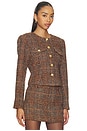 view 2 of 5 Kyleigh Jacket in Rust Brown