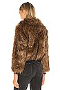 view 4 of 5 Jiselle Faux Fur Jacket in Foxy Brown