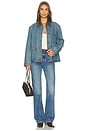 view 5 of 4 BLOUSON LESLIE in Dirty Denim