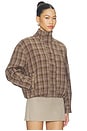 view 2 of 5 COOPER  ジャケット in Brown Plaid