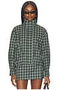 view 2 of 6 Cooper Jacket in Black & Green Plaid