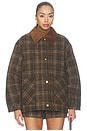 view 2 of 6 Shae Jacket in Brown Plaid