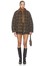 view 6 of 6 Shae Jacket in Brown Plaid