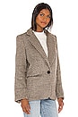 view 2 of 4 VESTE HARLOW in Hazelnut Plaid