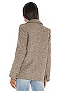 view 3 of 4 VESTE HARLOW in Hazelnut Plaid