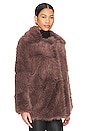view 3 of 5 MANTEAU HADLEY in Mocha Mauve