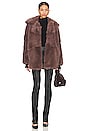 view 5 of 5 MANTEAU HADLEY in Mocha Mauve