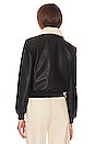 view 4 of 5 Trudy Faux Leather Jacket in Black