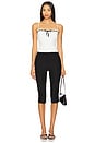 view 5 of 6 Cardin Capri Pants in Black