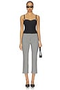 view 5 of 6 PANTALON ALMA in Black Gingham