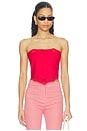 view 1 of 6 PANTALON ALMA in Red Gingham