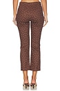 view 5 of 6 PANTALON ALMA  in Brown Polka Dot