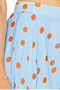 view 6 of 6 Janie Skirt in Blue Rust Polka Dot