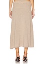 view 4 of 6 Deora Sweater Skirt in Taupe
