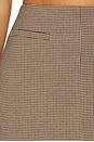 view 6 of 6 LAUDINE ミニスカート in Brown Houndstooth