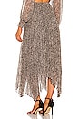 view 3 of 4 Animal Instinct Skirt in Black Taupe Animal
