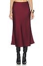 view 1 of 6 WINDEY 미디 스커트 in Wine