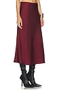 view 2 of 6 WINDEY 미디 스커트 in Wine