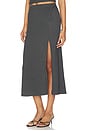 view 3 of 6 Lindy Skirt in Charcoal