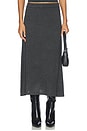 view 1 of 6 DEORA ミディ丈スカート in Charcoal
