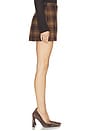 view 2 of 6 Harley Skirt in Brown Plaid