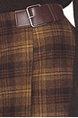 view 6 of 6 Harley Skirt in Brown Plaid