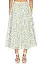 view 4 of 6 FALDA WYLDA in Blue Green Multi Floral