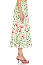view 3 of 6 Myria Skirt in Yellow Pink Floral