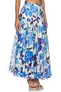 view 2 of 6 Kaley Skirt in Blue Floral
