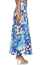 view 3 of 6 Kaley Skirt in Blue Floral