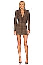 view 4 of 4 Brina Skirt in Brown & Black Plaid