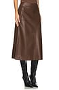 view 2 of 6 Yuria Skirt in Brown