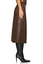 view 3 of 6 Yuria Skirt in Brown