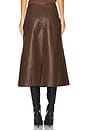 view 4 of 6 Yuria Skirt in Brown